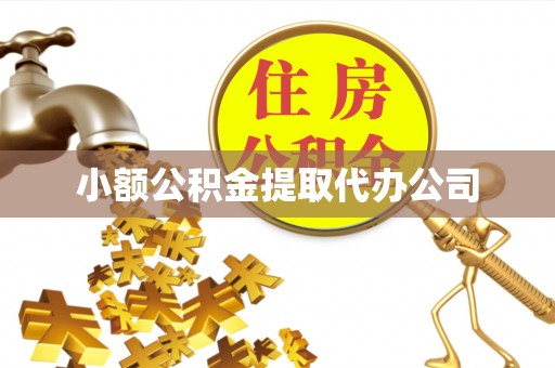信州小额公积金提取代办公司